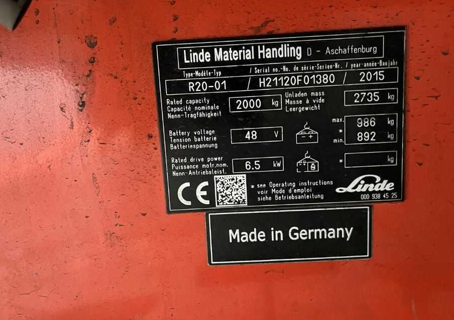 Linde R20-01 - Ричтрак: фото 4 Linde R20-01 - Ричтрак: фото 4