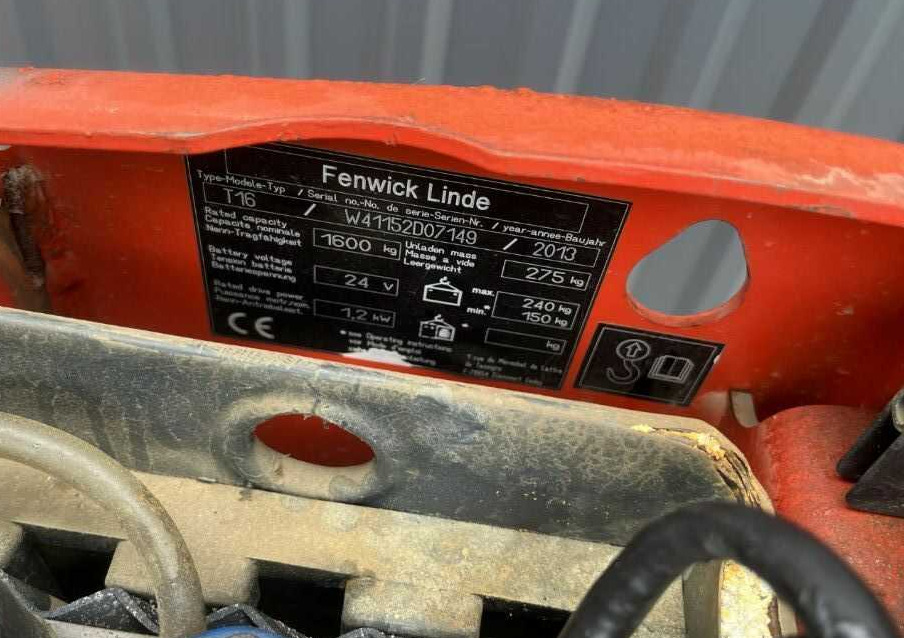 Linde T16 - Тележка: фото 4 Linde T16 - Тележка: фото 4