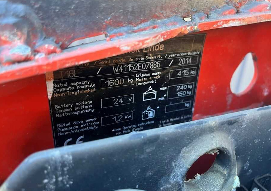 Linde T16L - Тележка: фото 5 Linde T16L - Тележка: фото 5