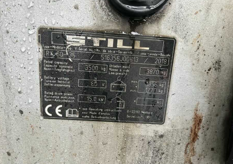 Still RX60-35 - Электропогрузчик: фото 4 Still RX60-35 - Электропогрузчик: фото 4