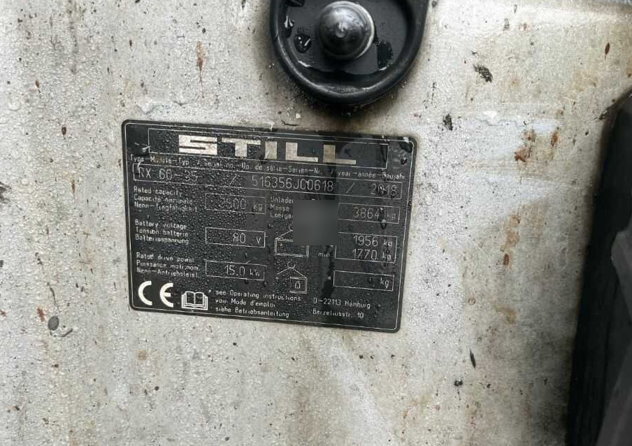 Still RX60-35 - Электропогрузчик: фото 4 Still RX60-35 - Электропогрузчик: фото 4