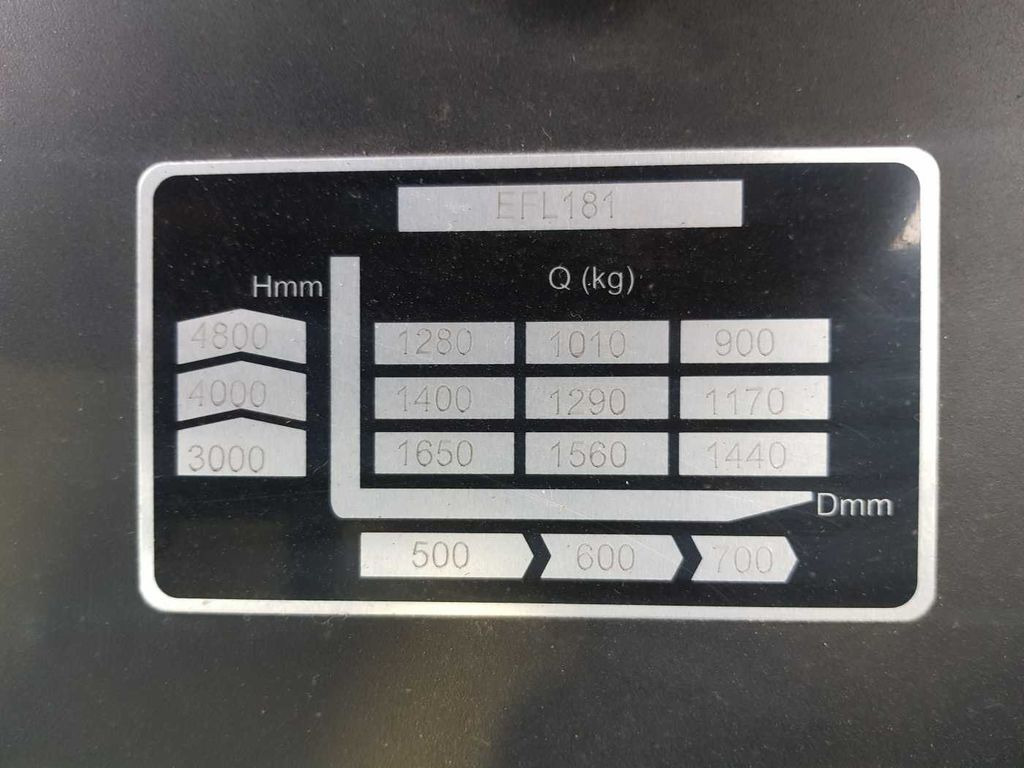 Новый Вилочный погрузчик EP Equipment EFL181 / Triplex: 4,80m / SS / Neu: фото 14
