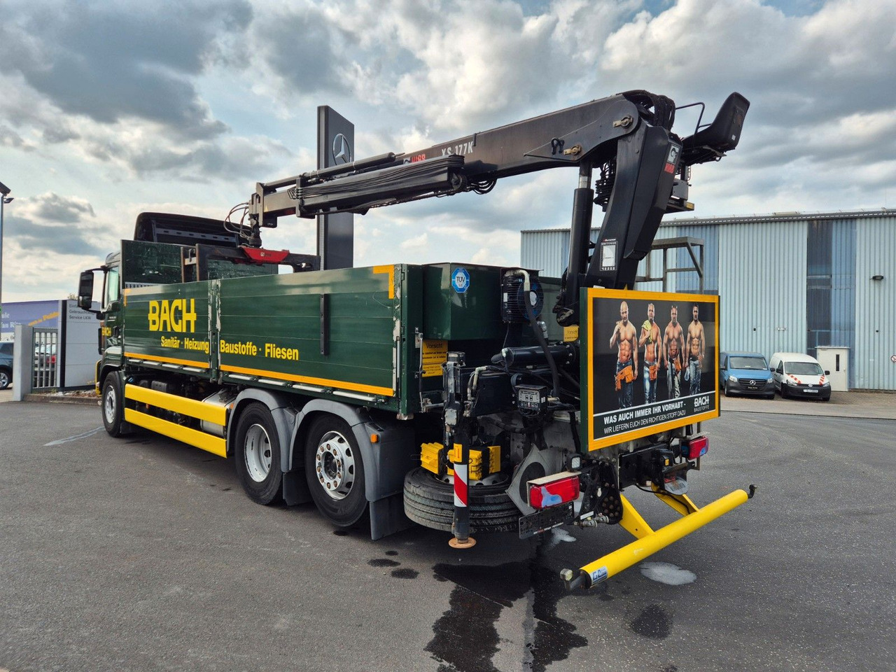 Грузовик бортовой/ Платформа, Автоманипулятор MAN TGS 26.420 6x2-4 LL Hiab 177K PRO 2 Stück: фото 7