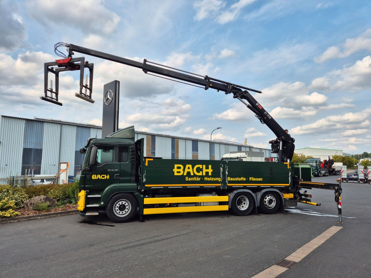 Грузовик бортовой/ Платформа, Автоманипулятор MAN TGS 26.420 6x2-4 LL Hiab 177K PRO 2 Stück: фото 29