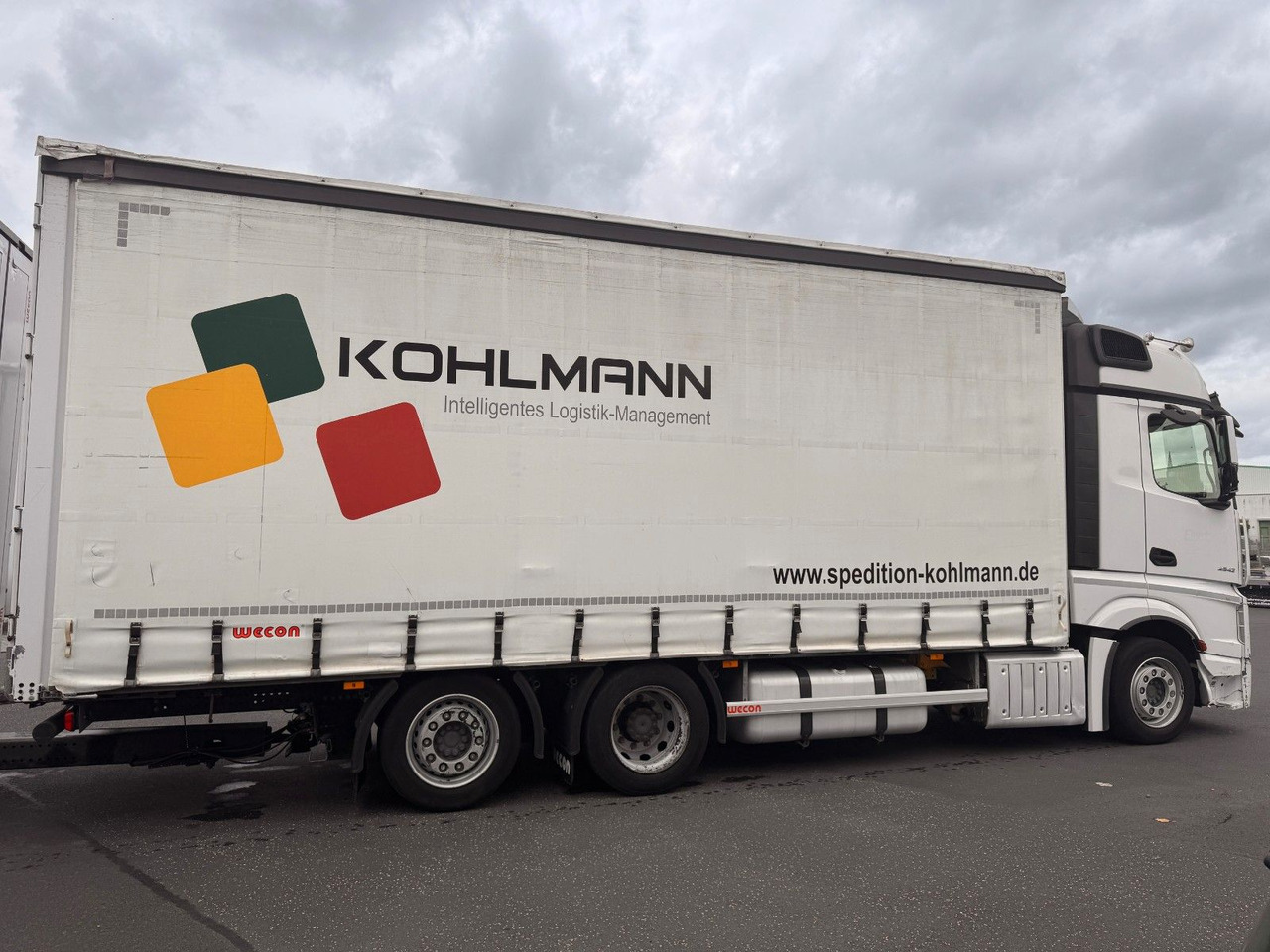 Тентованный грузовик Mercedes-Benz Actros 2542 LnR 6x2 Retarder Standklima: фото 22