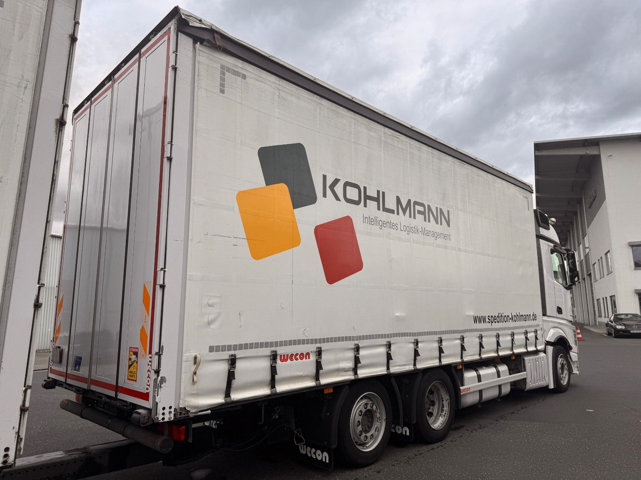 Тентованный грузовик Mercedes-Benz Actros 2542 LnR 6x2 Retarder Standklima: фото 9