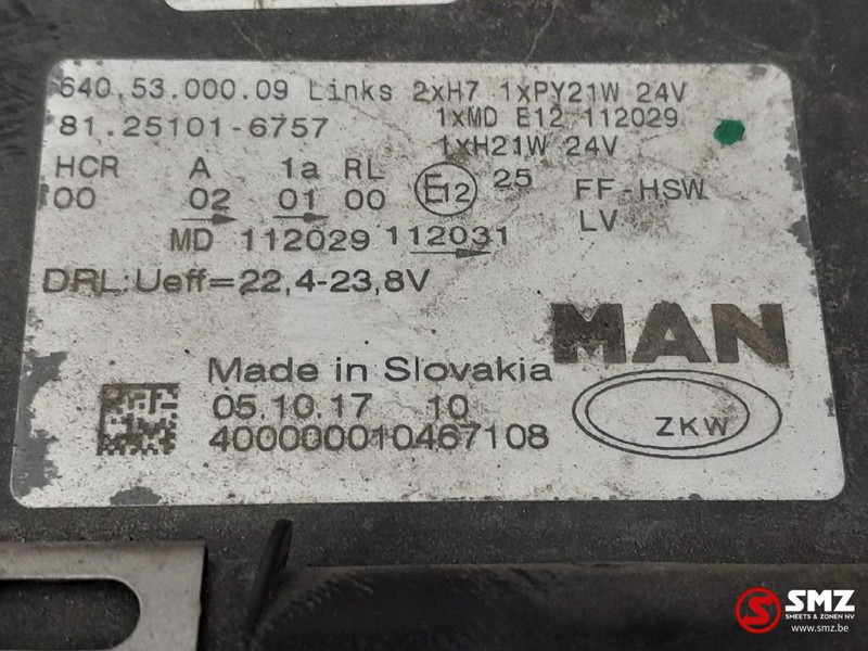 MAN Occ koplamp links RHD MAN - Передняя фара для Грузовиков: фото 3 MAN Occ koplamp links RHD MAN - Передняя фара для Грузовиков: фото 3