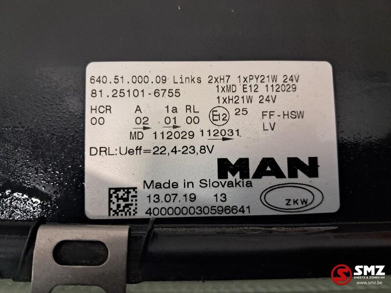 MAN Occ koplamp links RHD MAN - Передняя фара для Грузовиков: фото 5 MAN Occ koplamp links RHD MAN - Передняя фара для Грузовиков: фото 5