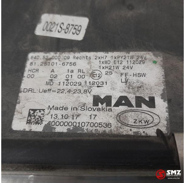 MAN Occ koplamp rechts RHD MAN - Передняя фара для Грузовиков: фото 5 MAN Occ koplamp rechts RHD MAN - Передняя фара для Грузовиков: фото 5