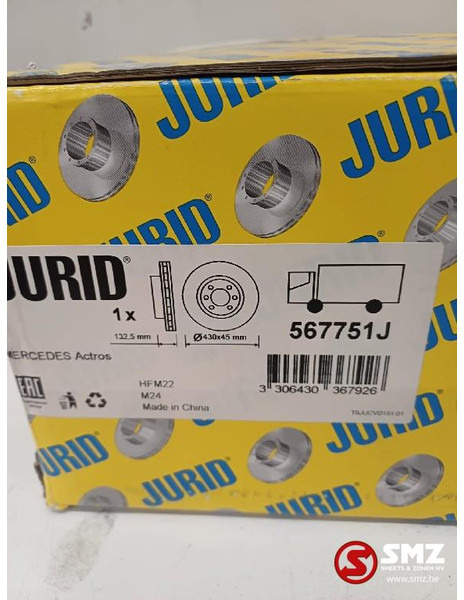 Mercedes-Benz Remschijf Mercedes - Тормозной диск для Грузовиков: фото 4 Mercedes-Benz Remschijf Mercedes - Тормозной диск для Грузовиков: фото 4