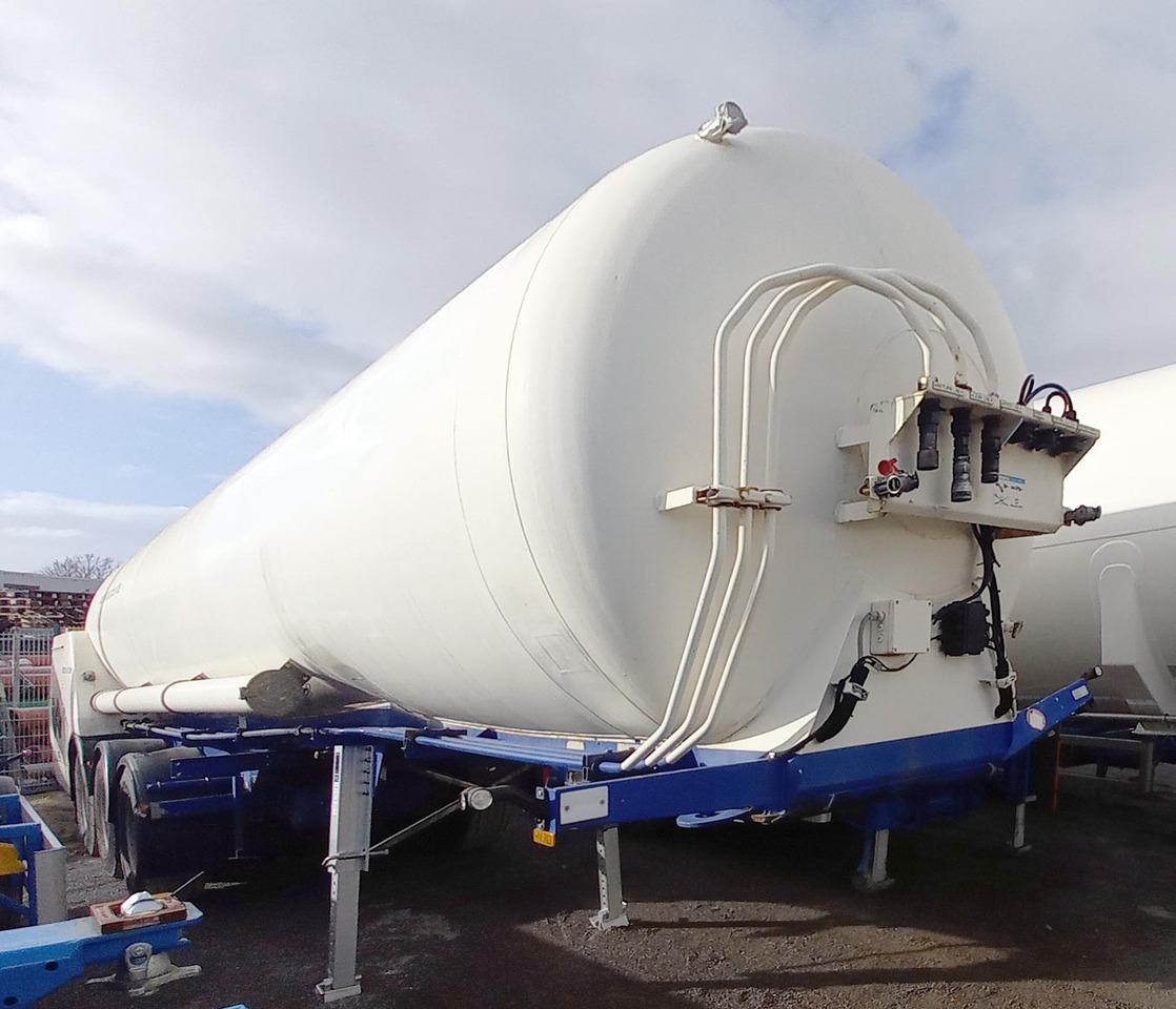 AGA Cryo Gas tank semi-trailer cryogenic used for nitrogen, argon, oxygen, LIN, LOX, LAR. - Полуприцеп-цистерна: фото 1 AGA Cryo Gas tank semi-trailer cryogenic used for nitrogen, argon, oxygen, LIN, LOX, LAR. - Полуприцеп-цистерна: фото 1