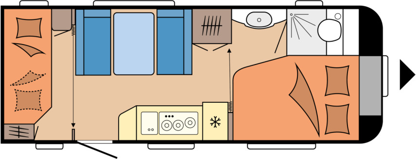 DE LUXE 540 KMFe - Прицеп дача: фото 1 DE LUXE 540 KMFe - Прицеп дача: фото 1