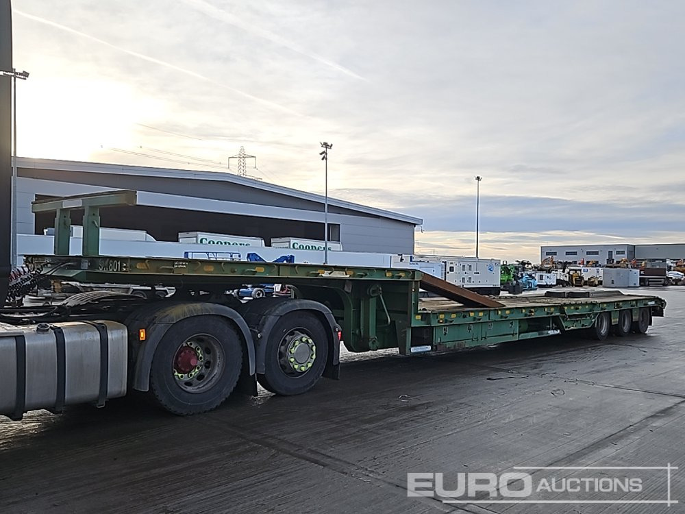 2003 SM TRAILERS Tri Axle Extendable Stepframe Low Loader Trailer, Neck Ramps, Wheel Wells, Steel Ramps - Низкорамный полуприцеп: фото 1 2003 SM TRAILERS Tri Axle Extendable Stepframe Low Loader Trailer, Neck Ramps, Wheel Wells, Steel Ramps - Низкорамный полуприцеп: фото 1