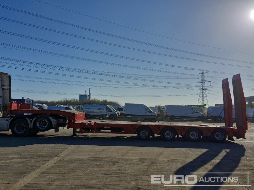 2006 Faymonville 4 Axle Step Frame Extendable Low Loader Trailer, Out Riggers Twin Axle Rear Steer, Air Brakes Hydraulic Ramps - Низкорамный полуприцеп: фото 2 2006 Faymonville 4 Axle Step Frame Extendable Low Loader Trailer, Out Riggers Twin Axle Rear Steer, Air Brakes Hydraulic Ramps - Низкорамный полуприцеп: фото 2