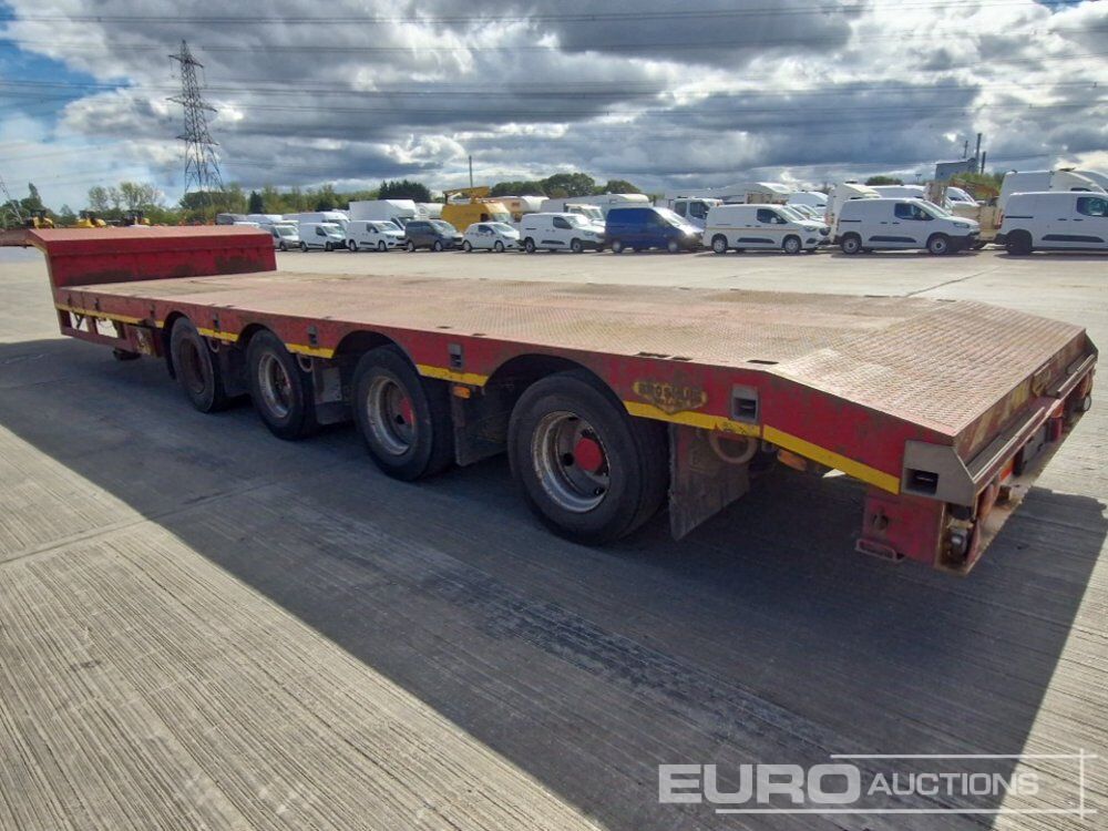 2008 Broshius 4 Axle Extendable Step Frame Low Loader Trailer, Outriggers, Rear Steer - Низкорамный прицеп: фото 3 2008 Broshius 4 Axle Extendable Step Frame Low Loader Trailer, Outriggers, Rear Steer - Низкорамный прицеп: фото 3