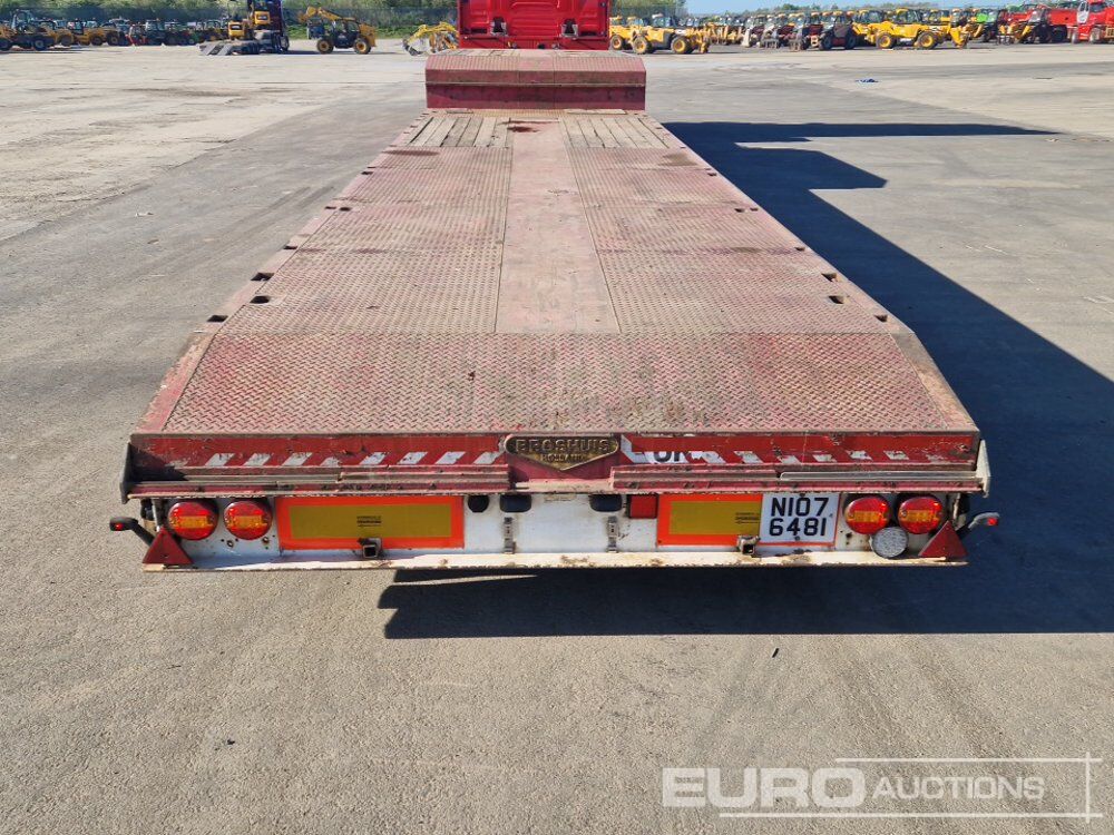 2008 Broshuis Tri Axle Extendable Step Frame Low Loader Trailer, Outriggers, Rear Steer - Низкорамный полуприцеп: фото 4 2008 Broshuis Tri Axle Extendable Step Frame Low Loader Trailer, Outriggers, Rear Steer - Низкорамный полуприцеп: фото 4