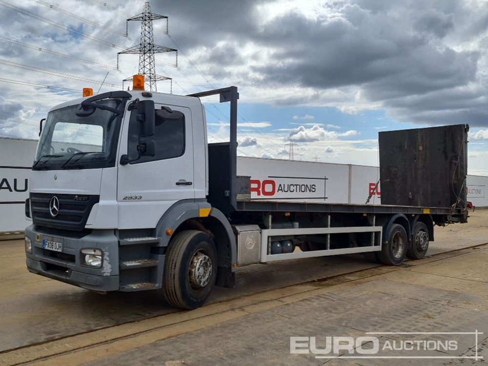 2008 Mercedes Axor 2533 - Грузовик бортовой/ Платформа: фото 1 2008 Mercedes Axor 2533 - Грузовик бортовой/ Платформа: фото 1