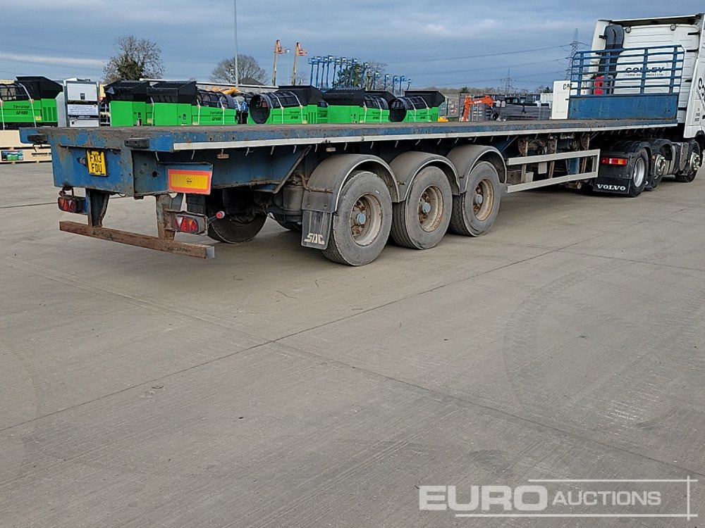 2008 SDC Trailer Tri Axle Extendable Flatbed Trailer - Полуприцеп бортовой/ Платформа: фото 5 2008 SDC Trailer Tri Axle Extendable Flatbed Trailer - Полуприцеп бортовой/ Платформа: фото 5