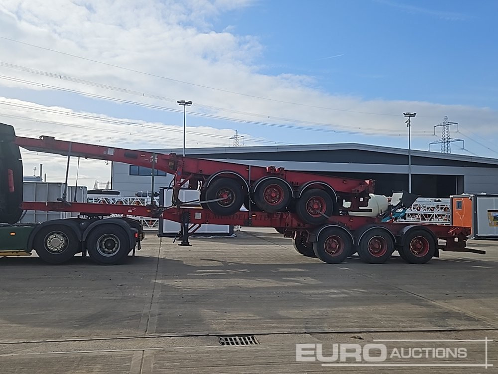 2008 SDC Tri Axle Sliding Skeletal Container Trailer - Полуприцеп бортовой/ Платформа: фото 2 2008 SDC Tri Axle Sliding Skeletal Container Trailer - Полуприцеп бортовой/ Платформа: фото 2