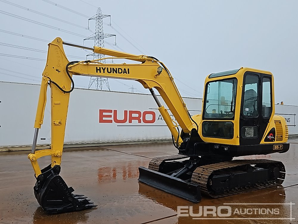 2011 Hyundai R55-7 - Мини-экскаватор: фото 1 2011 Hyundai R55-7 - Мини-экскаватор: фото 1