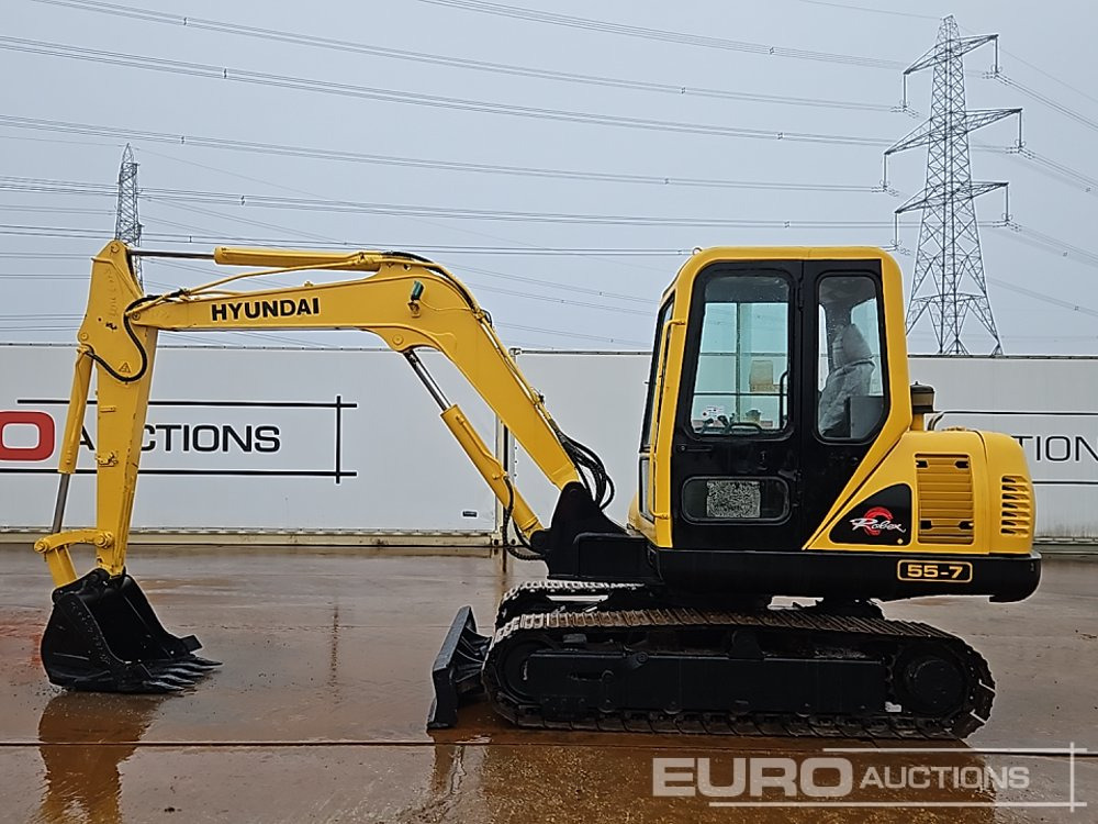 2011 Hyundai R55-7 - Мини-экскаватор: фото 2 2011 Hyundai R55-7 - Мини-экскаватор: фото 2