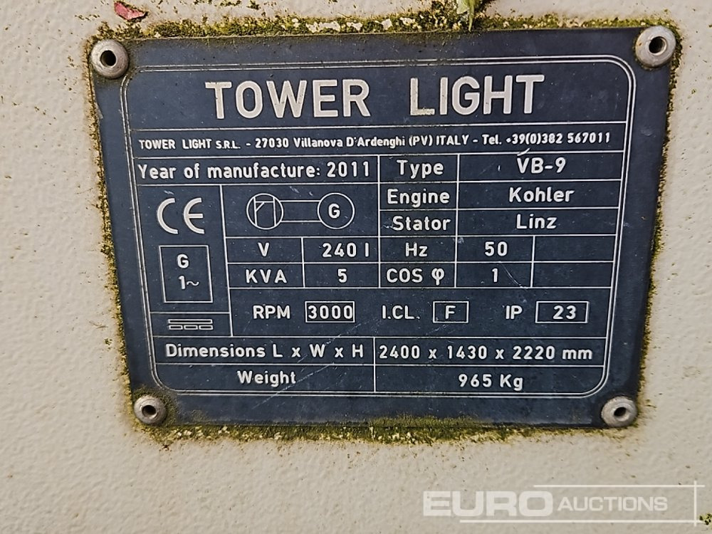 Осветительная мачта 2011 Towerlight VB-9: фото 24