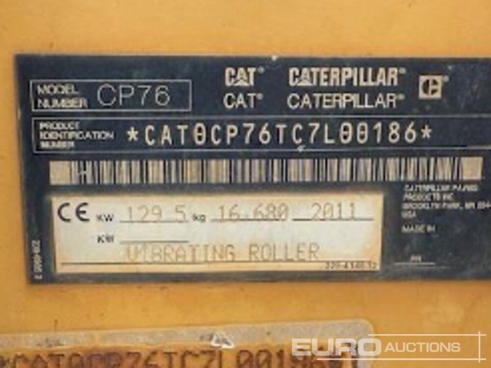 2012 CAT CP76 - Каток: фото 3 2012 CAT CP76 - Каток: фото 3