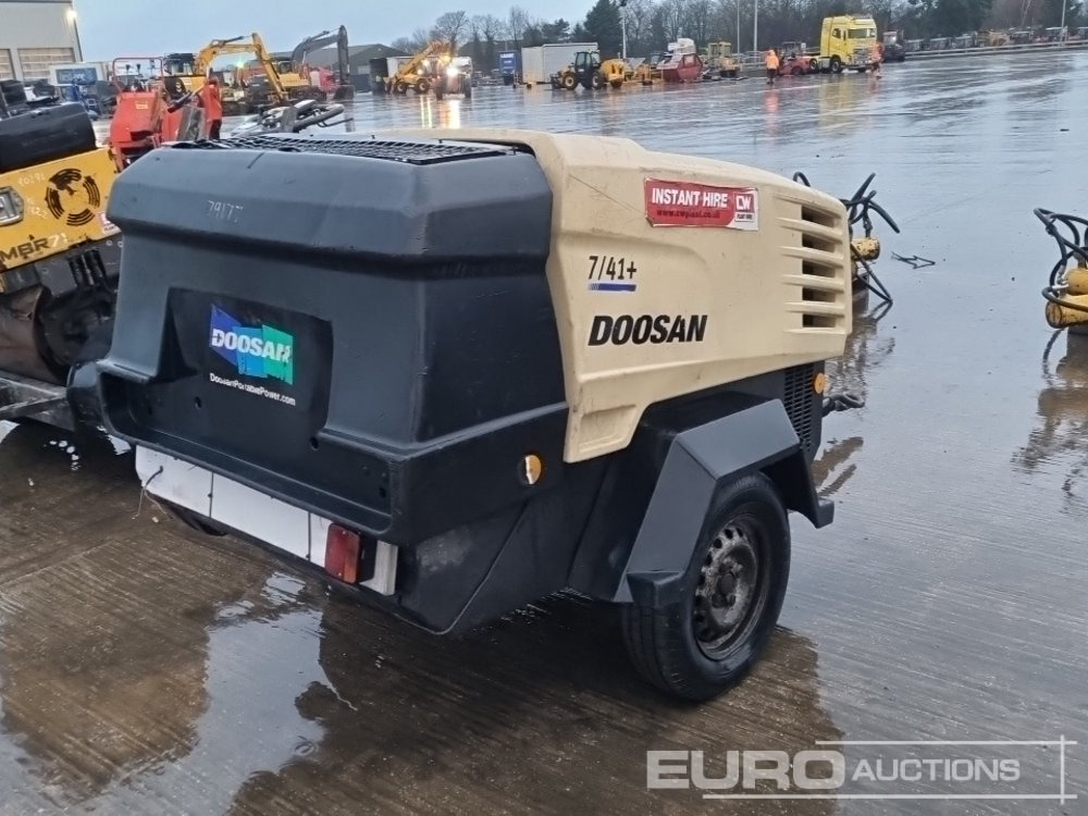 2012 Doosan 741+ 140CFM - Воздушный компрессор: фото 5 2012 Doosan 741+ 140CFM - Воздушный компрессор: фото 5