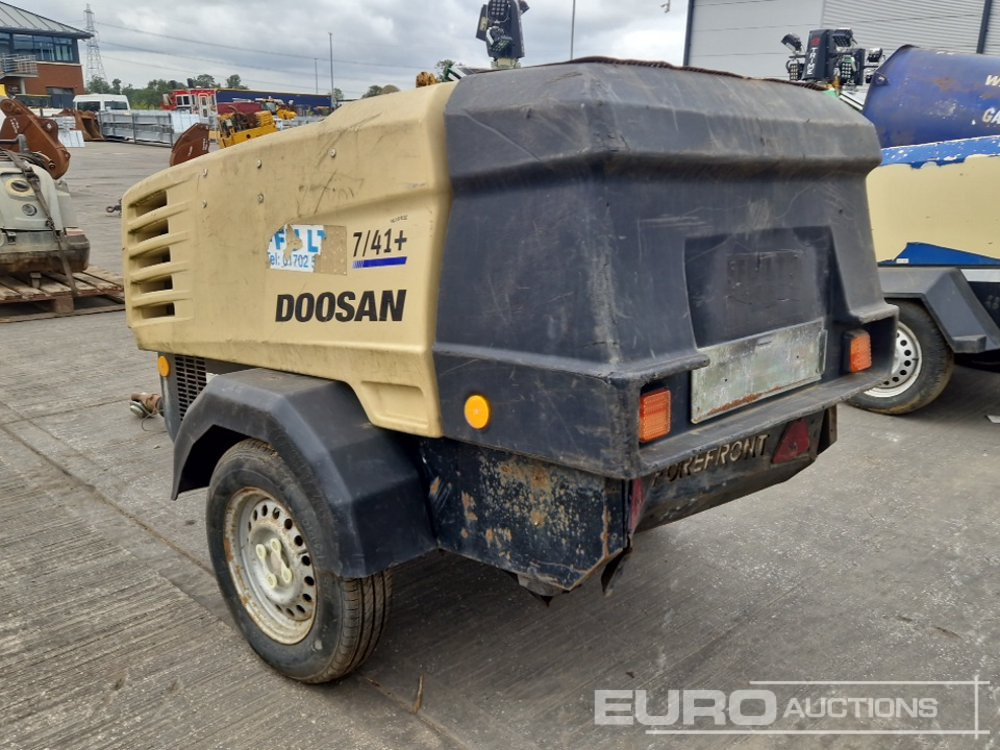 2012 Doosan 741+ 140CFM - Воздушный компрессор: фото 3 2012 Doosan 741+ 140CFM - Воздушный компрессор: фото 3