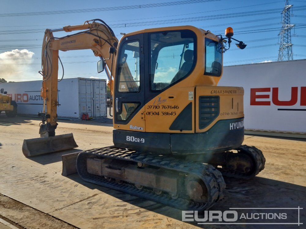 2012 Hyundai R80CR-9 - Экскаватор: фото 3 2012 Hyundai R80CR-9 - Экскаватор: фото 3