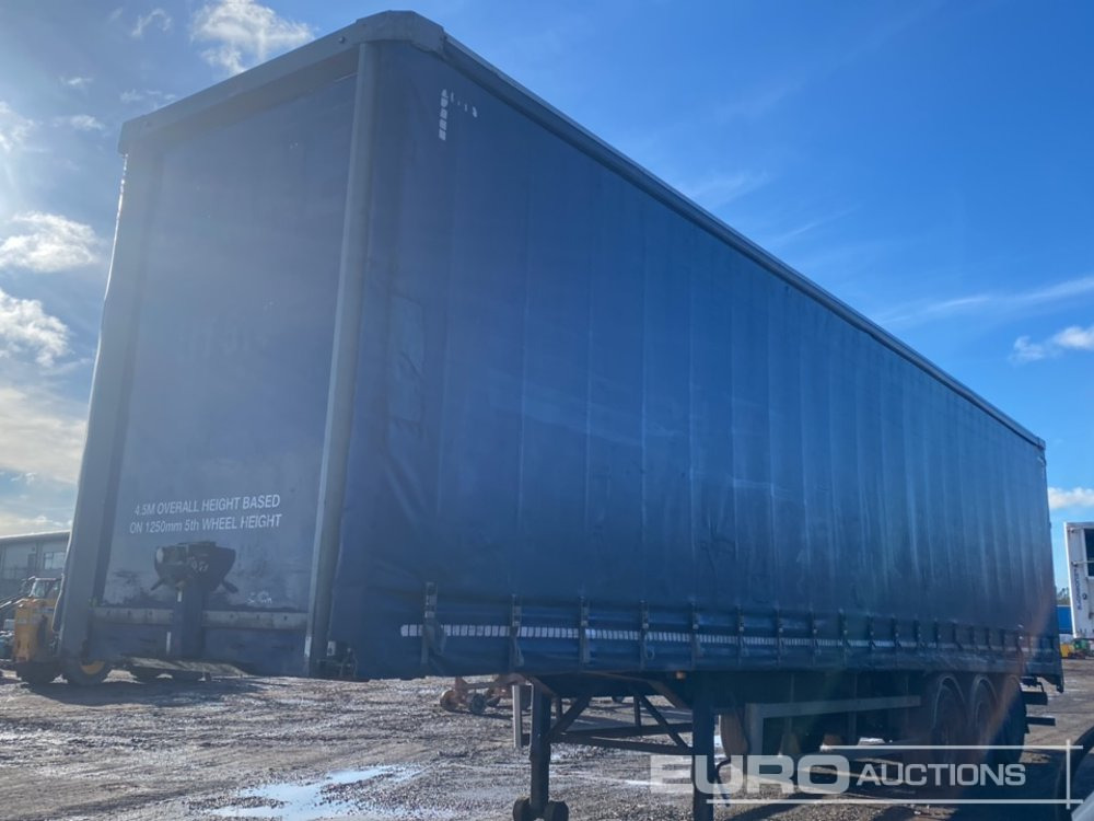 2012 Lawrence David SDC 45' Tri Axle Curtainsider Trailer, BPW Axles - Тентованный полуприцеп: фото 1 2012 Lawrence David SDC 45' Tri Axle Curtainsider Trailer, BPW Axles - Тентованный полуприцеп: фото 1