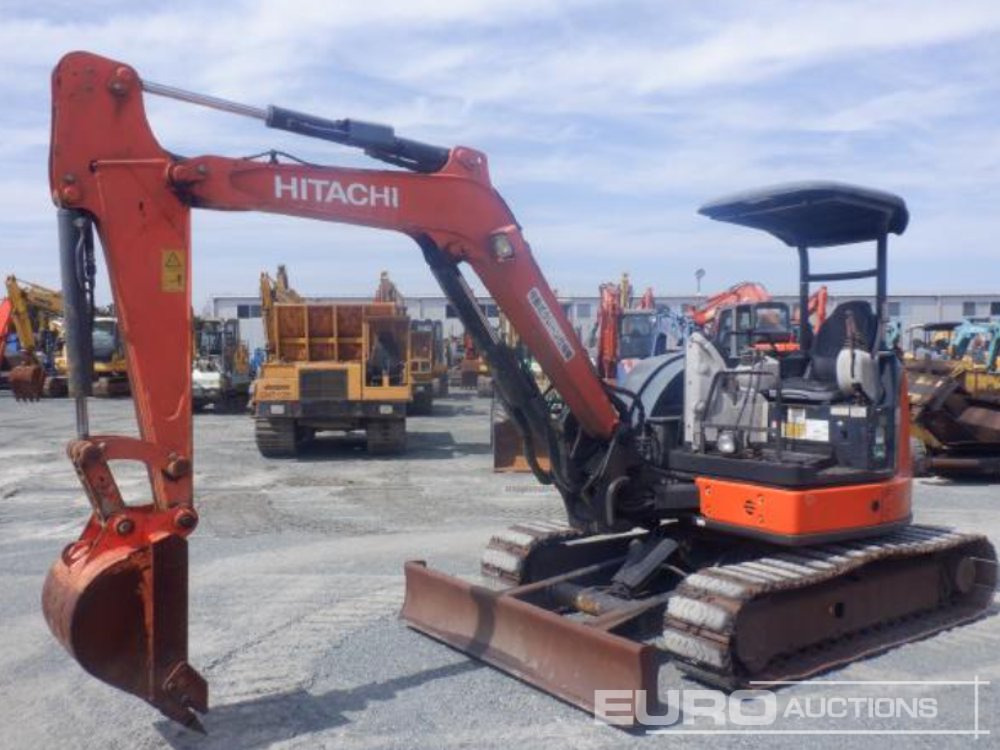 2013 Hitachi ZX40U-5A Rubber Block Pads, Blade, Offset, Bucket - Мини-экскаватор: фото 1 2013 Hitachi ZX40U-5A Rubber Block Pads, Blade, Offset, Bucket - Мини-экскаватор: фото 1