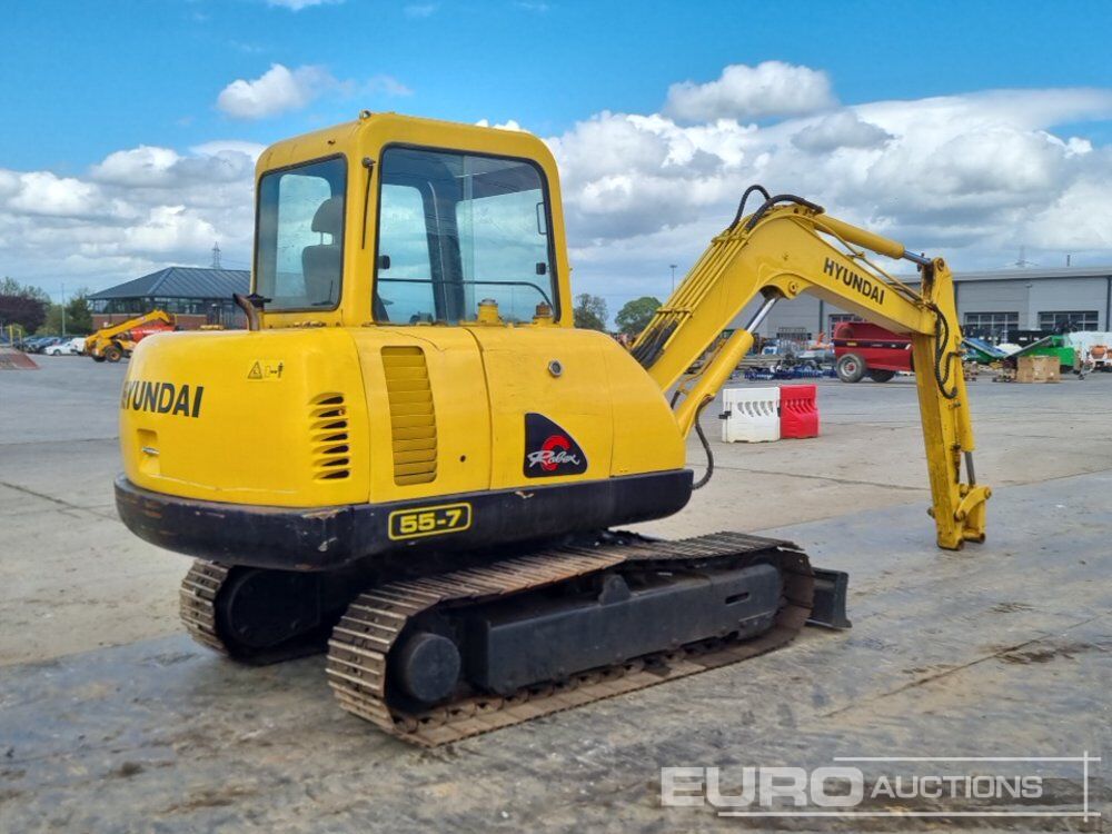 2013 Hyundai R55-7 - Мини-экскаватор: фото 5 2013 Hyundai R55-7 - Мини-экскаватор: фото 5