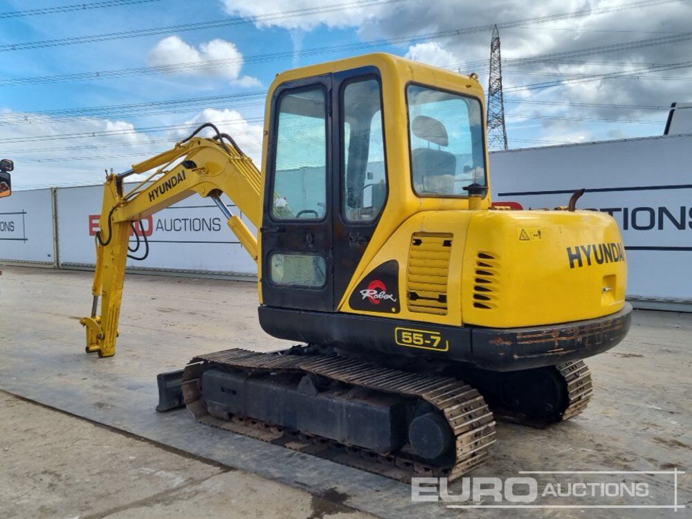 2013 Hyundai R55-7 - Мини-экскаватор: фото 3 2013 Hyundai R55-7 - Мини-экскаватор: фото 3