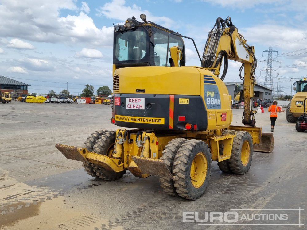 2013 Komatsu PW98MR-8 - Колёсный экскаватор: фото 5 2013 Komatsu PW98MR-8 - Колёсный экскаватор: фото 5