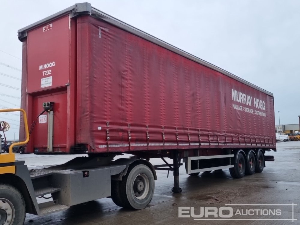 2013 SDC Tri Axle Curtainsider Trailer - Тентованный полуприцеп: фото 1 2013 SDC Tri Axle Curtainsider Trailer - Тентованный полуприцеп: фото 1