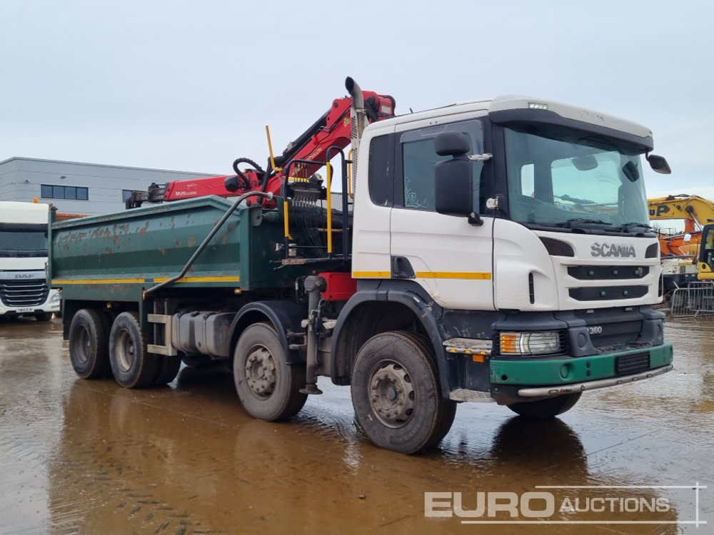 Самосвал, Автоманипулятор 2013 Scania P360: фото 7