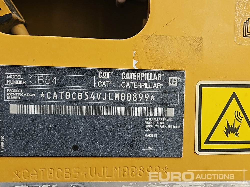Каток 2014 CAT CB54: фото 39 Каток 2014 CAT CB54: фото 39