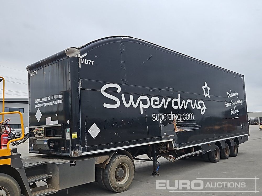 2014 Cartwright Tri Axle Step Frame Double Deck Box Trailer - Тентованный полуприцеп: фото 1 2014 Cartwright Tri Axle Step Frame Double Deck Box Trailer - Тентованный полуприцеп: фото 1