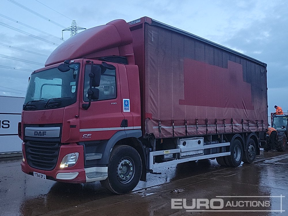 2014 DAF CF290 - Тентованный грузовик: фото 1 2014 DAF CF290 - Тентованный грузовик: фото 1