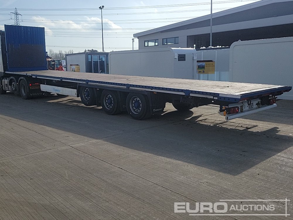 2014 Krone Tri Axle Flatbed Trailer - Полуприцеп бортовой/ Платформа: фото 3 2014 Krone Tri Axle Flatbed Trailer - Полуприцеп бортовой/ Платформа: фото 3