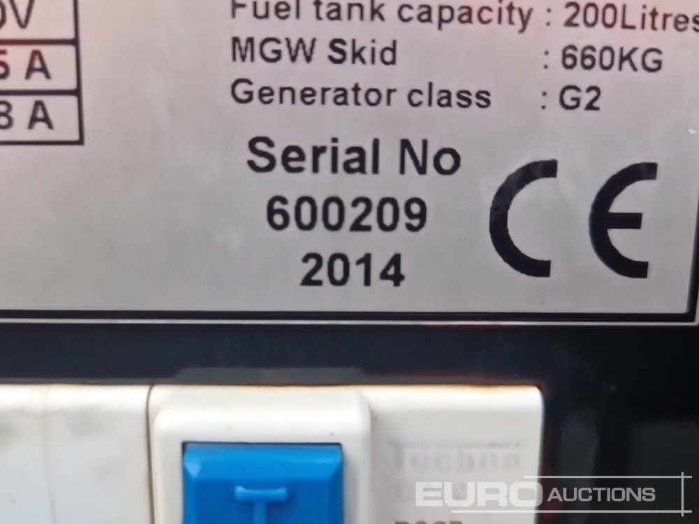 Электрогенератор 2014 Stephill 10 kVA Generator, Kubota Engine, (Parts Missing): фото 15