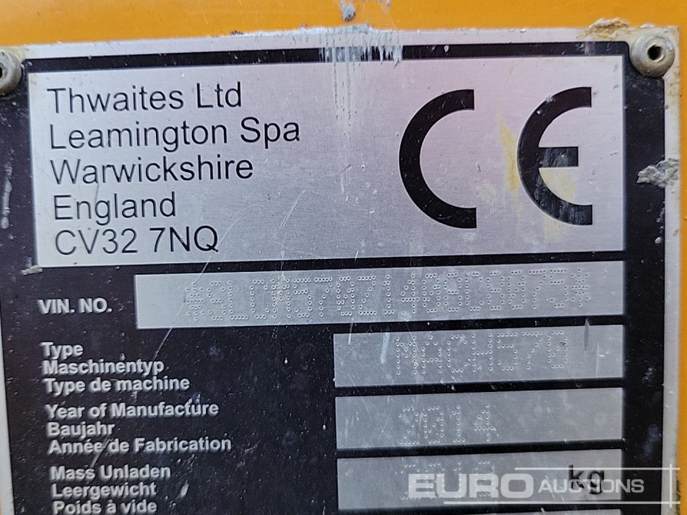 Мини-самосвал 2014 Thwaites 3 Ton: фото 36