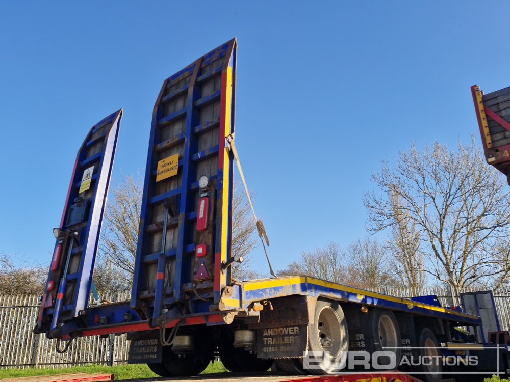 2015 Andover Tri Axle Drawbar Low Loader Trailer, Hydraulic Ramps - Низкорамный полуприцеп: фото 4 2015 Andover Tri Axle Drawbar Low Loader Trailer, Hydraulic Ramps - Низкорамный полуприцеп: фото 4