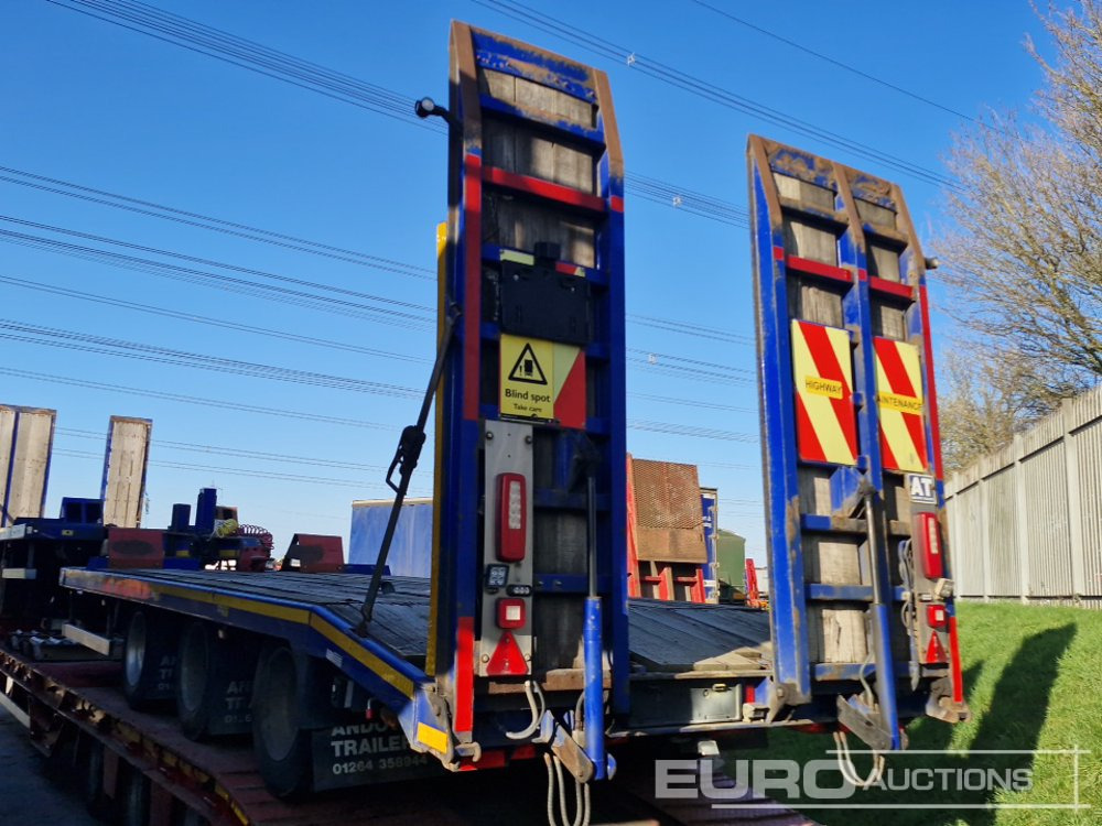 2015 Andover Tri Axle Drawbar Low Loader Trailer, Hydraulic Ramps - Низкорамный полуприцеп: фото 2 2015 Andover Tri Axle Drawbar Low Loader Trailer, Hydraulic Ramps - Низкорамный полуприцеп: фото 2