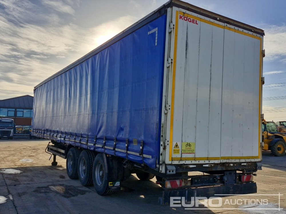 2015 Kogel Tri Axle Curtainsider Trailer - Тентованный полуприцеп: фото 3 2015 Kogel Tri Axle Curtainsider Trailer - Тентованный полуприцеп: фото 3