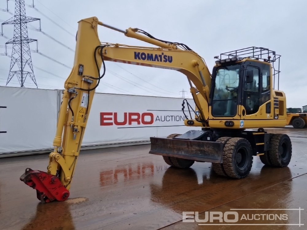 2015 Komatsu PW148-10 - Колёсный экскаватор: фото 1 2015 Komatsu PW148-10 - Колёсный экскаватор: фото 1