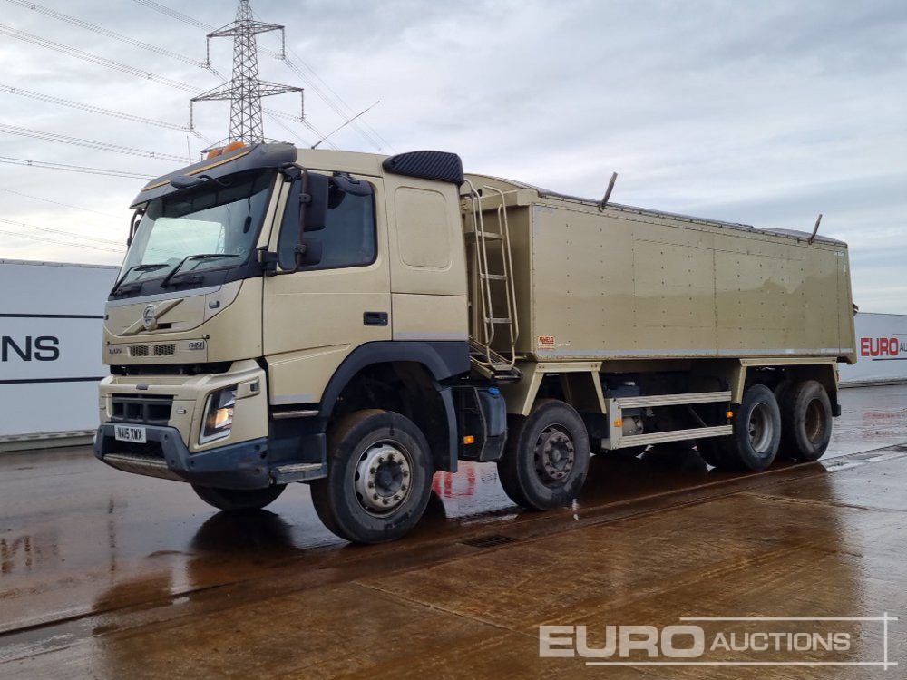 2015 Volvo 8x4 Tipper Lorry, Insulated Aliweld Body, Easy Sheet, Reverse Camera, WLI, A/C, Automatic Gearbox - Самосвал: фото 1 2015 Volvo 8x4 Tipper Lorry, Insulated Aliweld Body, Easy Sheet, Reverse Camera, WLI, A/C, Automatic Gearbox - Самосвал: фото 1