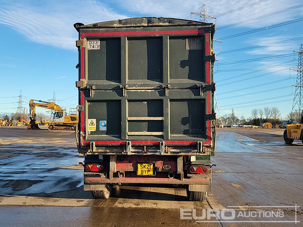2015 Wilcox Tri Axle Bulk Tipping Trailer, Front Lift Axle, Easy Sheet - Самосвальный полуприцеп: фото 4 2015 Wilcox Tri Axle Bulk Tipping Trailer, Front Lift Axle, Easy Sheet - Самосвальный полуприцеп: фото 4