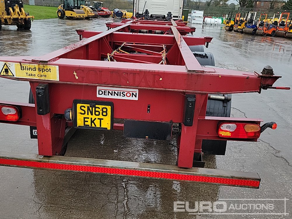 2016 Dennison MF16SK0 - Полуприцеп-контейнеровоз/ Сменный кузов: фото 4 2016 Dennison MF16SK0 - Полуприцеп-контейнеровоз/ Сменный кузов: фото 4